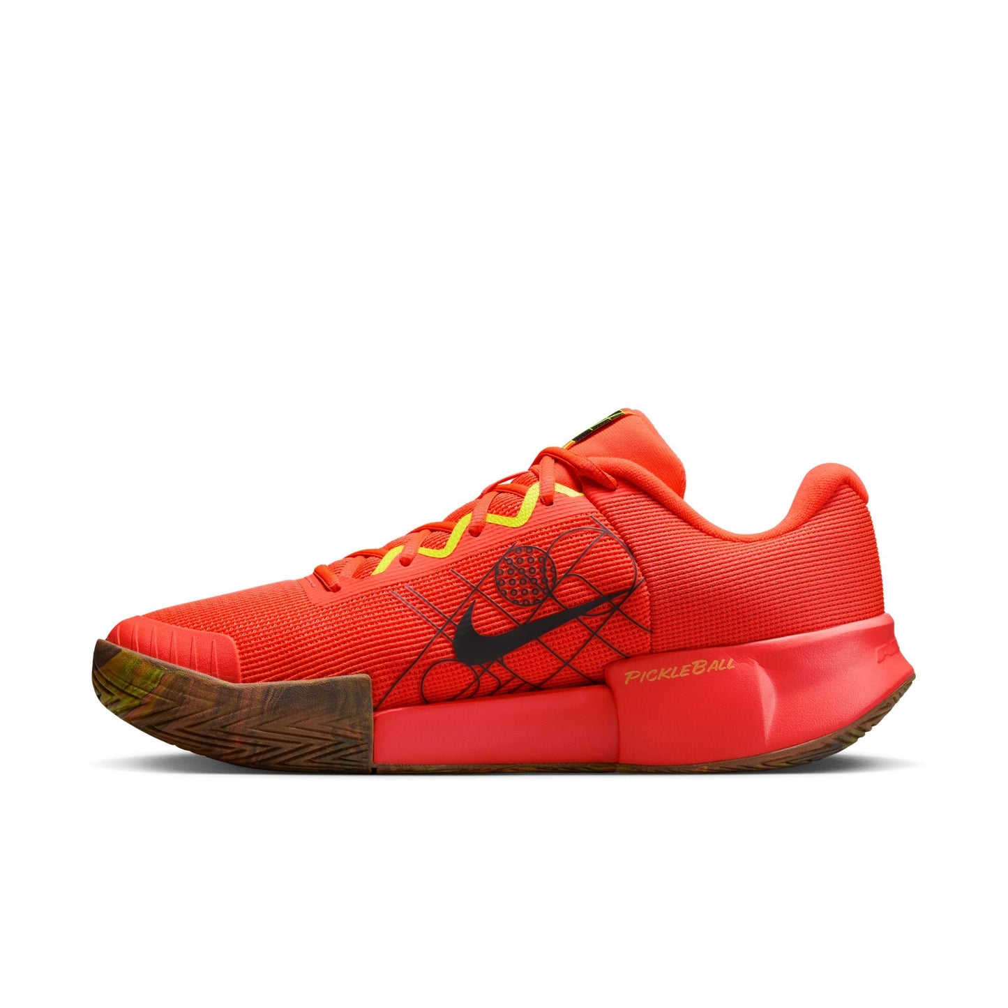 Nike Men's Hard Court Nike Zoom Challenge Pickleball Shoes - Orange - FQ4154-800