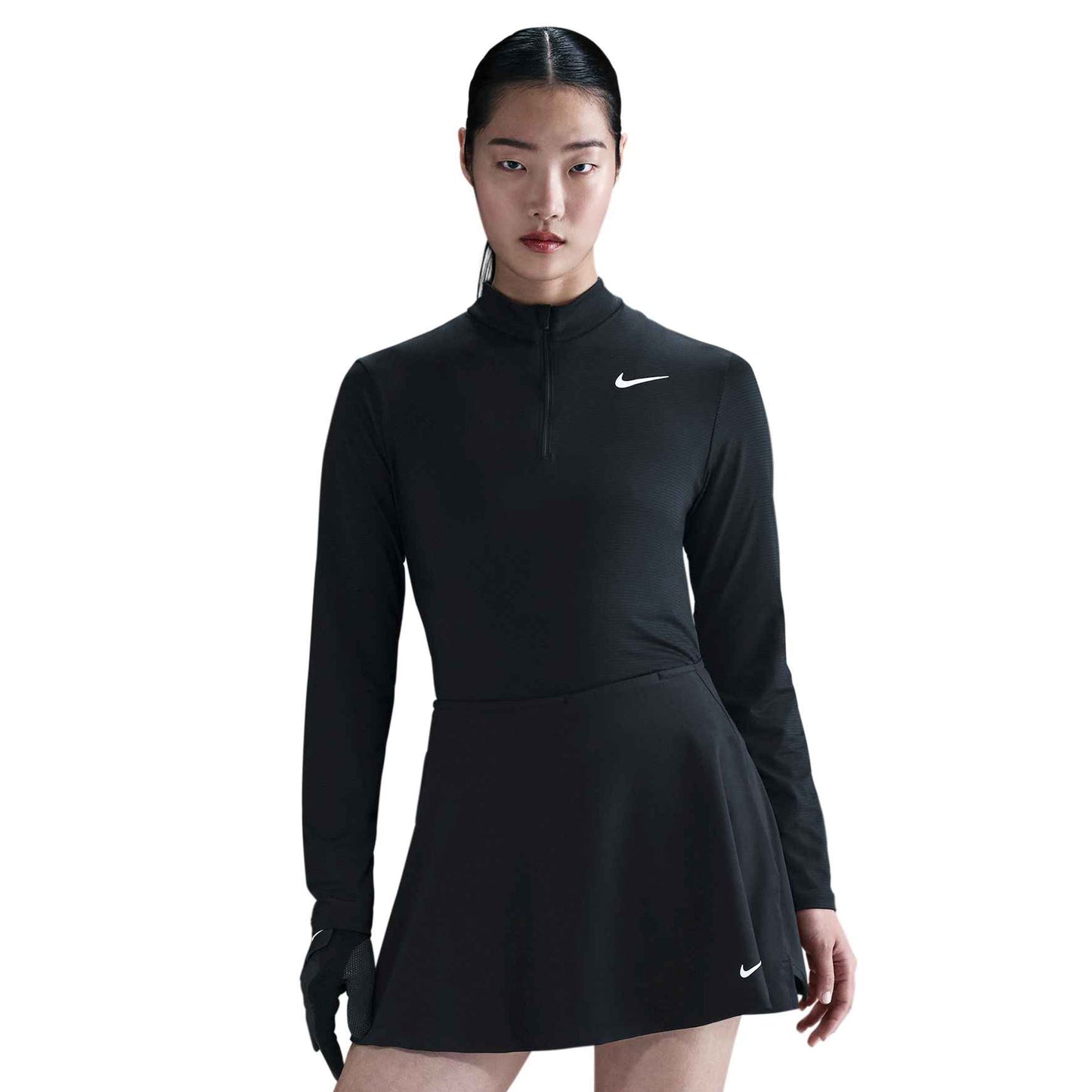 Nike Women's Dri-FIT Victory Half Zip Top - Black - HF6586-010