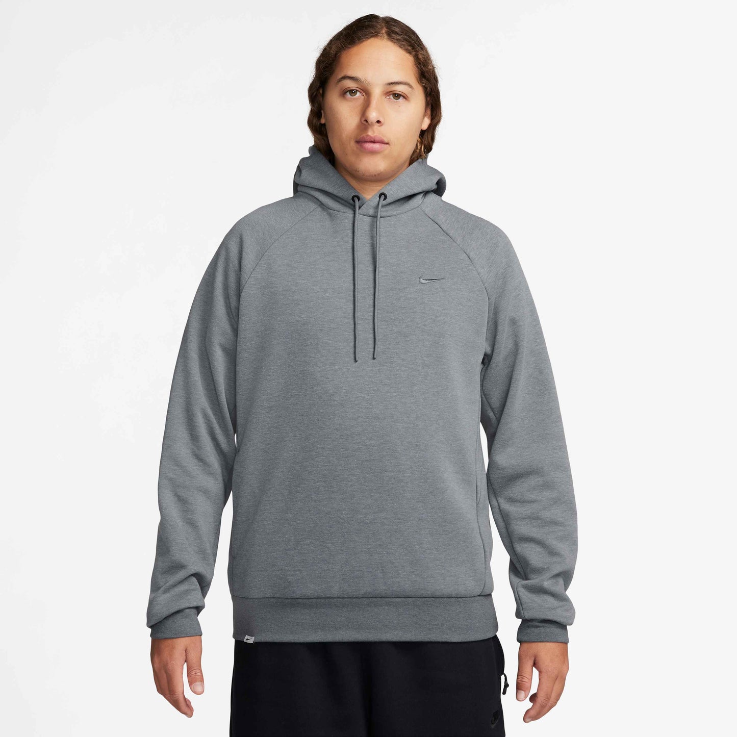 Nike Men's Dri-FIT Uv Primary Pull-Over Hoodie - Cool Grey Htr Cool Grey - FZ0969-065