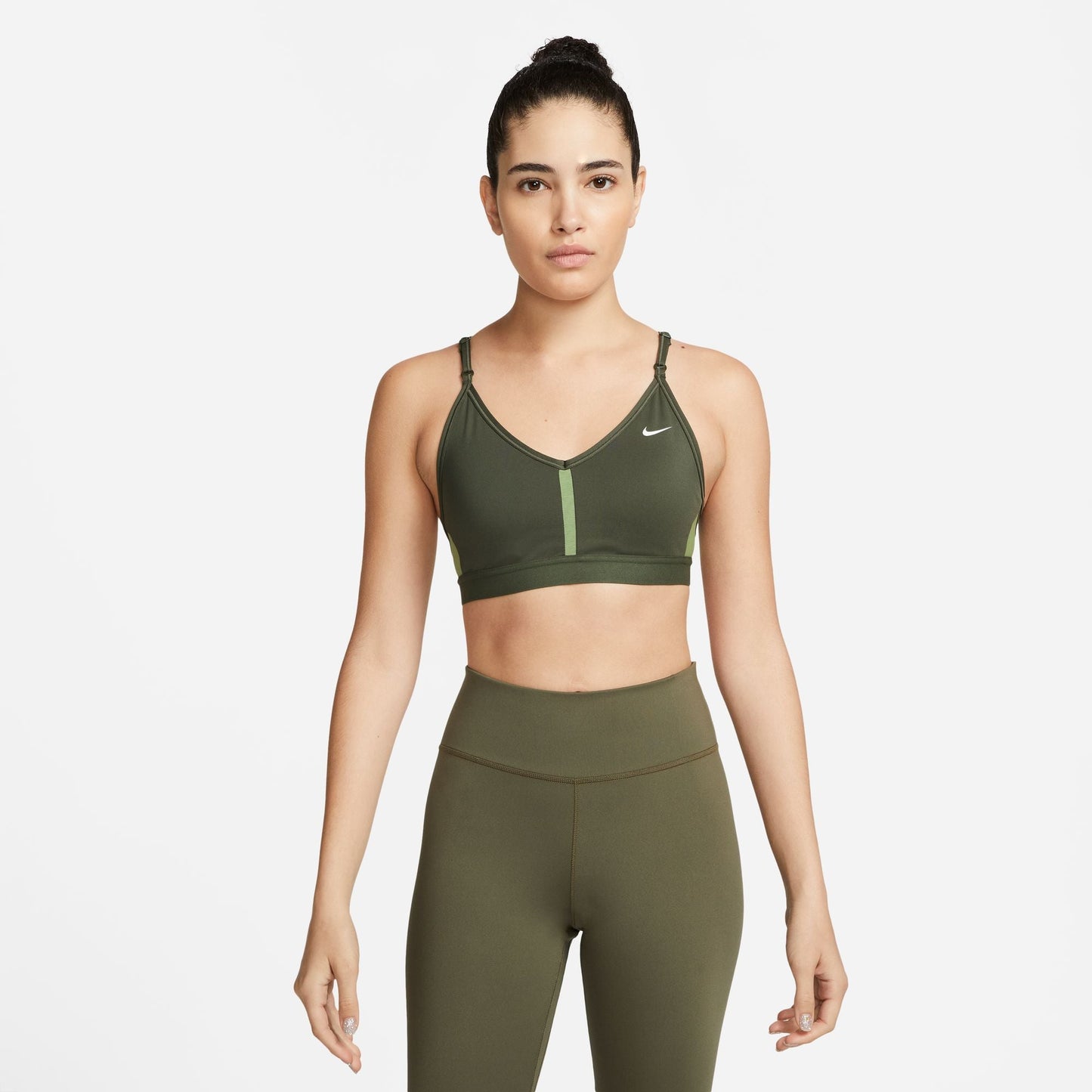 Nike Indy Bra - Cargo Khaki Alligator Cargo Khaki White - CZ4456-325