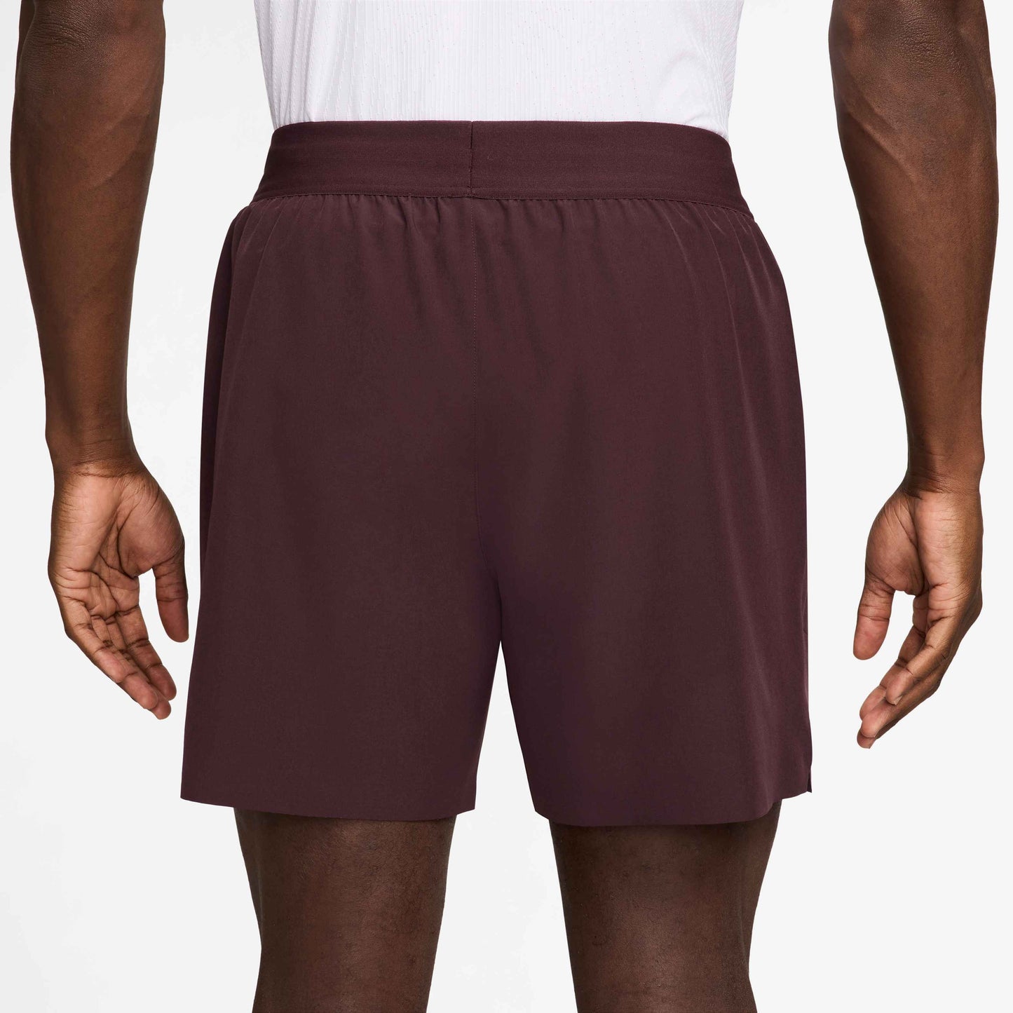 Nike Men's NikeCourt Dri-FIT Advantage 6in Short - Burgundy - FZ6913-652