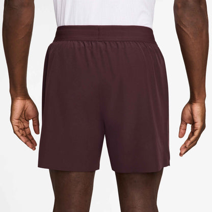 Nike Men's NikeCourt Dri-FIT Advantage 6in Short - Burgundy - FZ6913-652