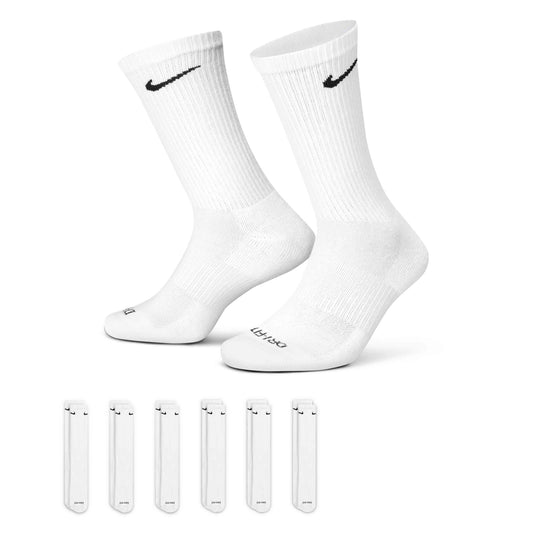 Nike Everyday Plus Cushioned Socks (6 Pairs) - White - SX6897-100