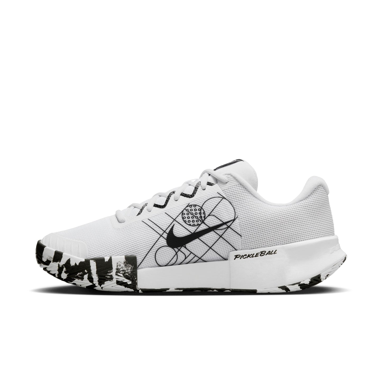 Nike Men's Hard Court Nike Zoom Challenge Pickleball Shoes - White - FQ4154-100