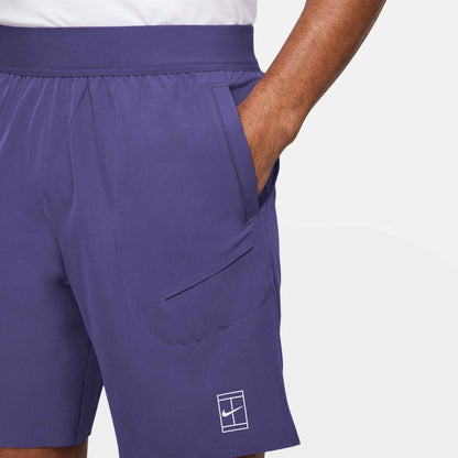 Nike Men's NikeCourt Dri-FIT Advantage 8in Short - Purple - FZ9322-507
