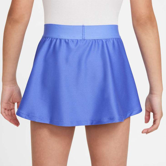 Nike Girl's NikeCourt Dri-FIT Victory Flouncy Skirt - Sapphire - CV7575-500