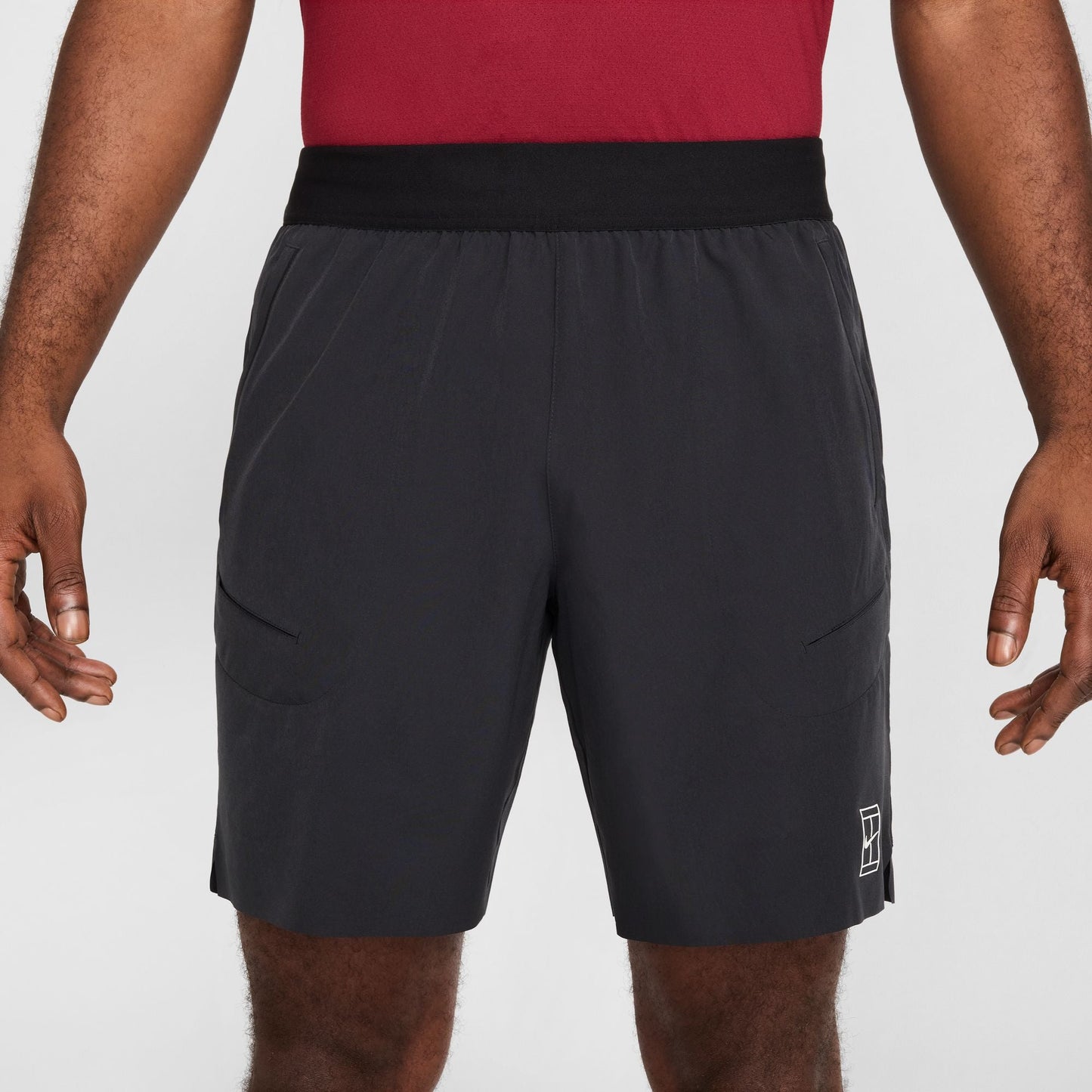 Nike Men's NikeCourt Dri-FIT Advantage 8in Short - Black - FZ9322-010
