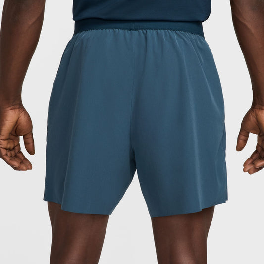 NikeCourt Advantage Men's Dri-FIT 6" Tennis Shorts - Armory Navy White - FZ6913-478
