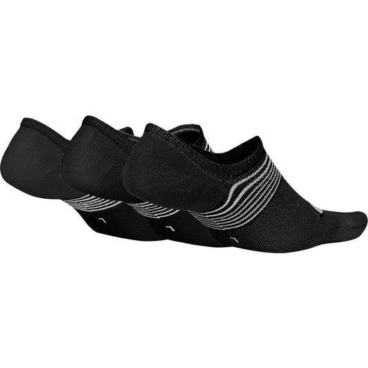 Nike Everyday Plus Lightweight Training Footie Socks (3 Pairs) - Black - SX5277-010
