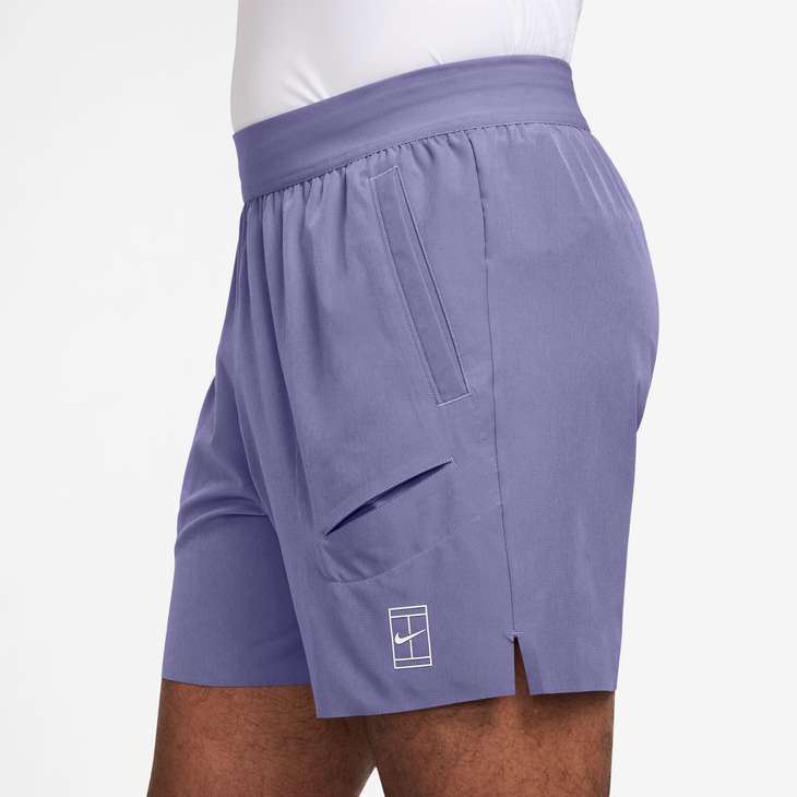 Nike Men's NikeCourt Dri-FIT Advantage 6in Short - Dusty Amethyst - FZ6913-527