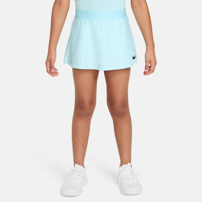 Nike Victory Girl's Flouncy Skirt - Glacier Blue Black - CV7575-474