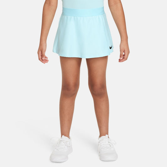 Nike Victory Girl's Flouncy Skirt - Glacier Blue Black - CV7575-474