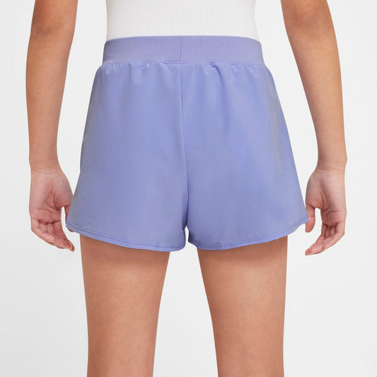 Nike Girl's NikeCourt Dri-FIT Victory Short - Light Thistle - DB5612-569