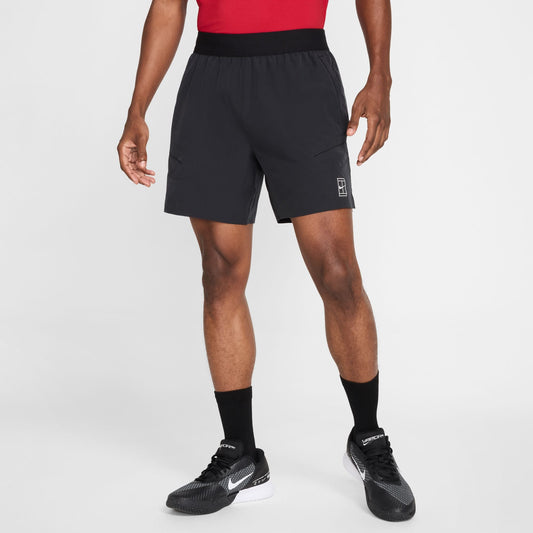 NikeCourt Advantage Men's Dri-FIT 6" Tennis Shorts - Black - FZ6913-010