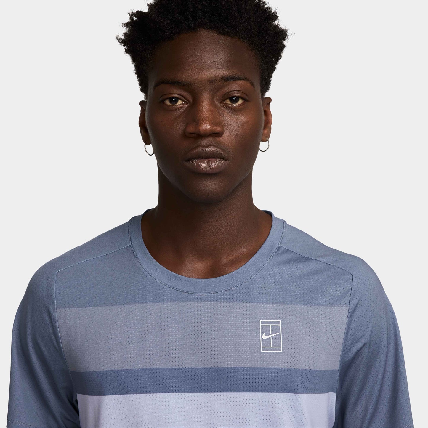 Nike Men's NikeCourt Dri-FIT Advantage Top Print - World Indigo - FZ9845-499