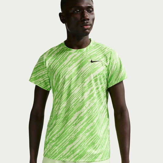 Nike Men's NikeCourt Dri-FIT Victory Top Print - Green - IB1530-307