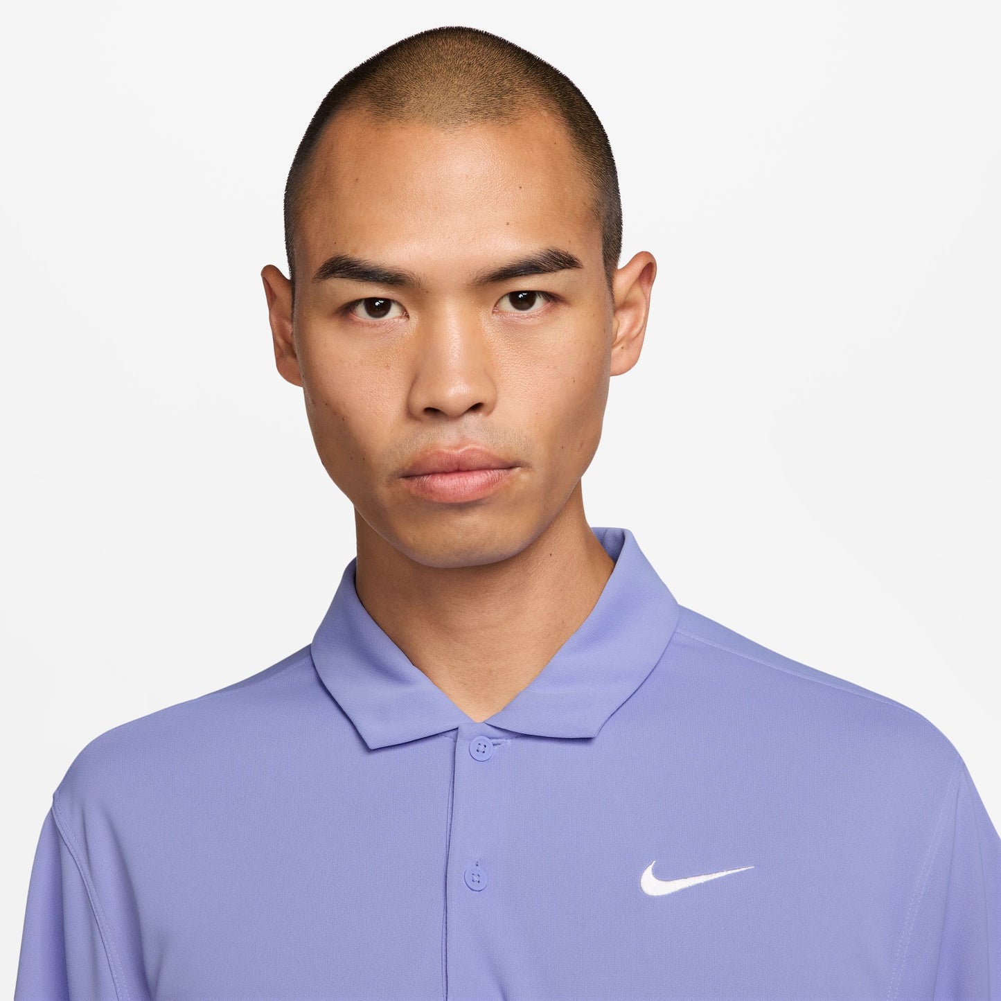 Nike Men's NikeCourt Dri-FIT Polo Solid - Light Thistle - DH0857-569