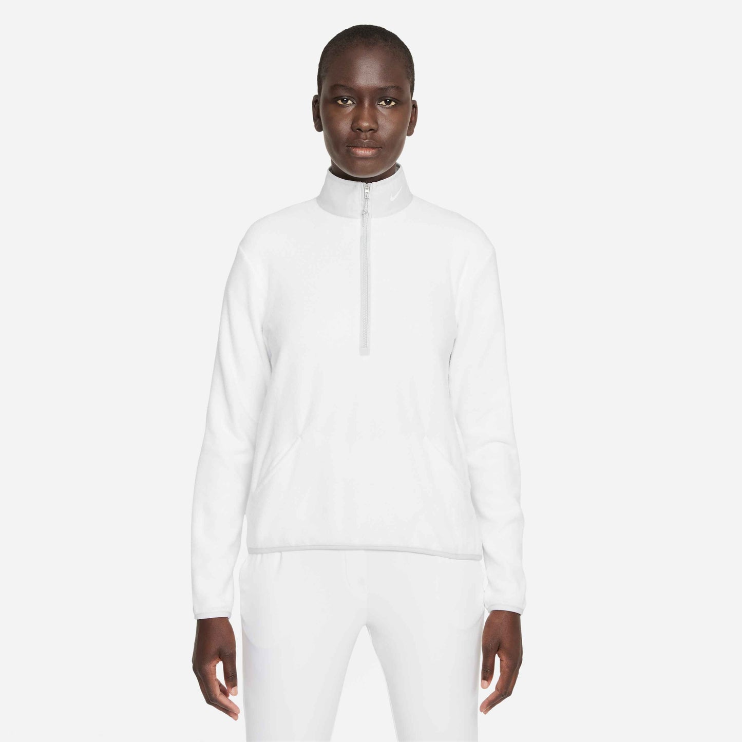Nike Therma-FIT Victory Women's Long Sleeve 1/2 Zip Top - White - DA3236-100