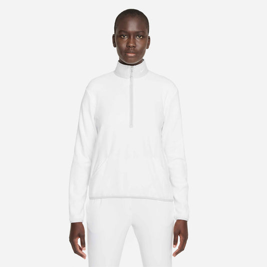 Nike Therma-FIT Victory Women's Long Sleeve 1/2 Zip Top - White - DA3236-100