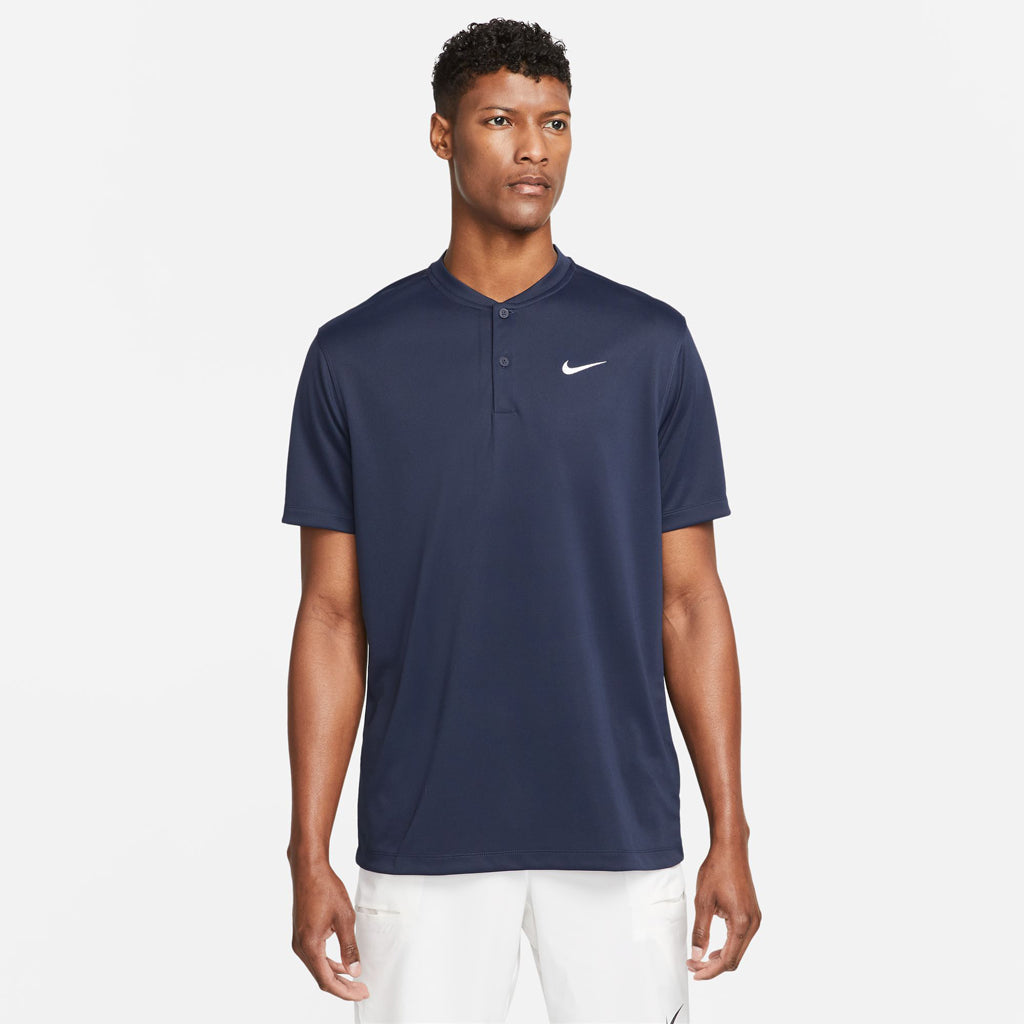 NikeCourt Dri-FIT Men's Tennis Blade Polo - Obsidian - DJ4167-451