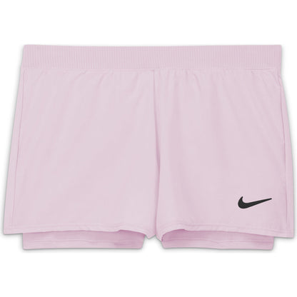 Nike Girl's NikeCourt Dri-FIT Victory Short - Lime Glow - DB5612-345