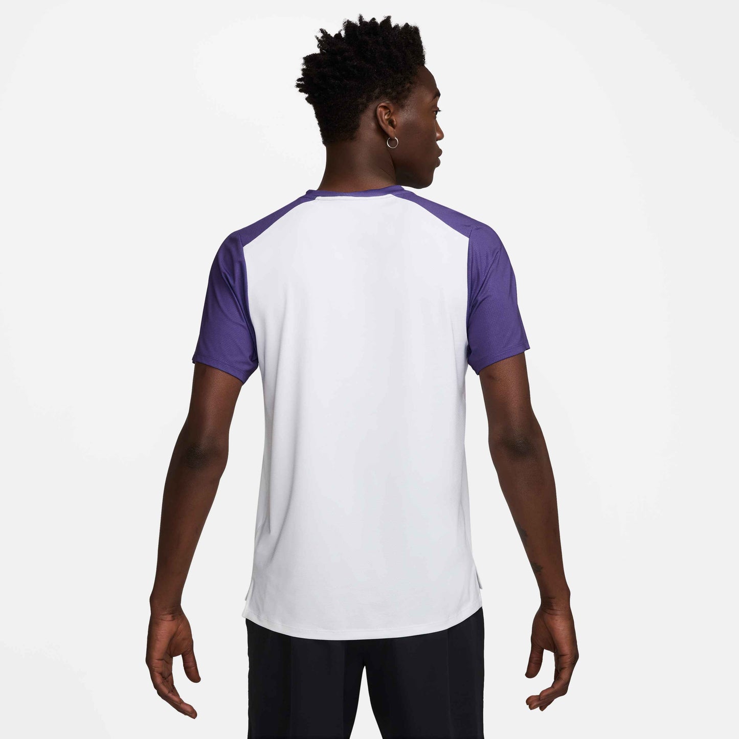 Nike Men's NikeCourt Dri-FIT Advantage Top Print - Purple - FZ9845-507