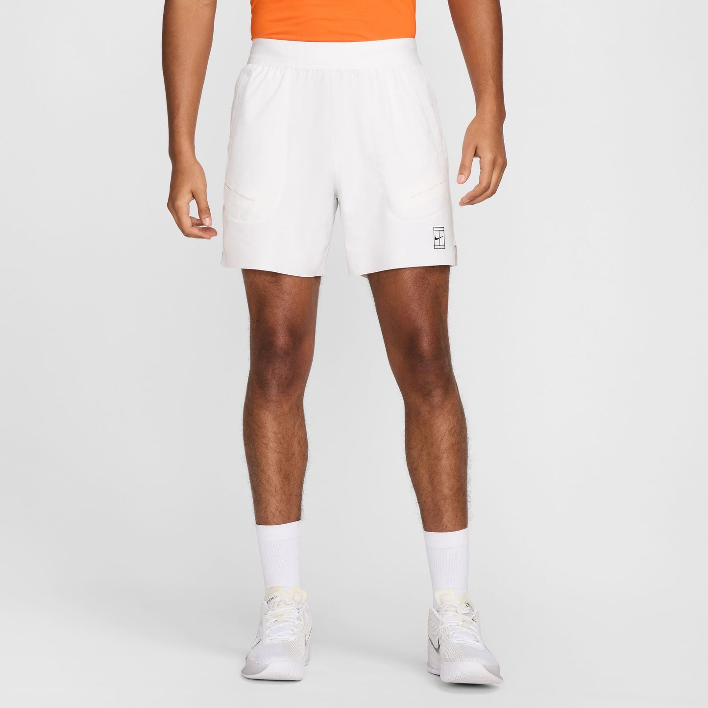 NikeCourt Advantage Men's Dri-FIT 6" Tennis Shorts - White - FZ6913-100