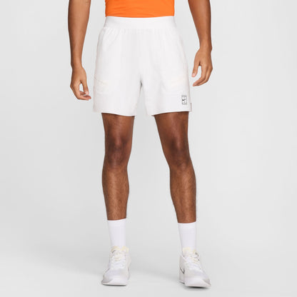 NikeCourt Advantage Men's Dri-FIT 6" Tennis Shorts - White - FZ6913-100