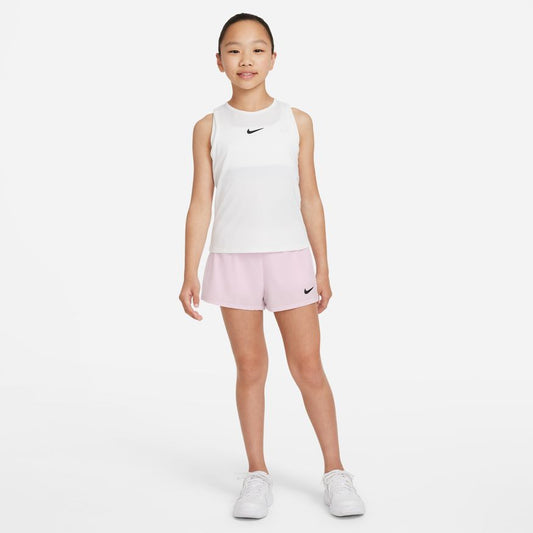 Nike Girl's NikeCourt Dri-FIT Victory Short - Regal Pink - DB5612-695