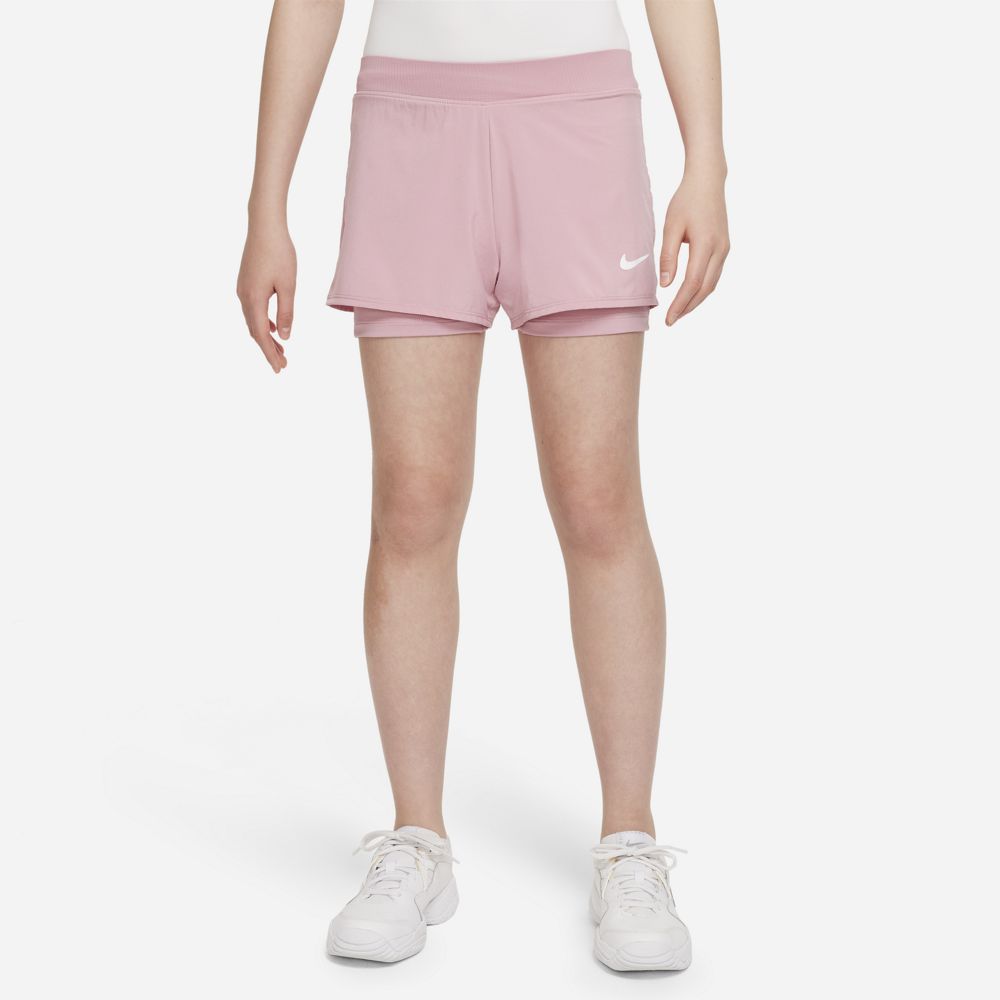 Nike Girl's NikeCourt Dri-FIT Victory Short - Elemental Pink - DB5612-698
