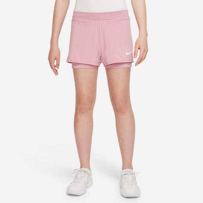 Nike Girl's NikeCourt Dri-FIT Victory Short - Elemental Pink - DB5612-698