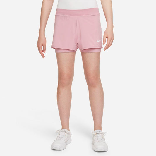 Nike Girl's NikeCourt Dri-FIT Victory Short - Elemental Pink - DB5612-698