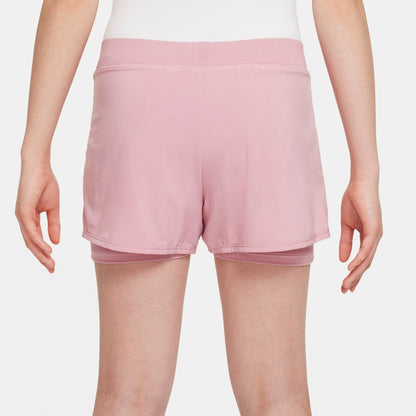 Nike Girl's NikeCourt Dri-FIT Victory Short - Elemental Pink - DB5612-698