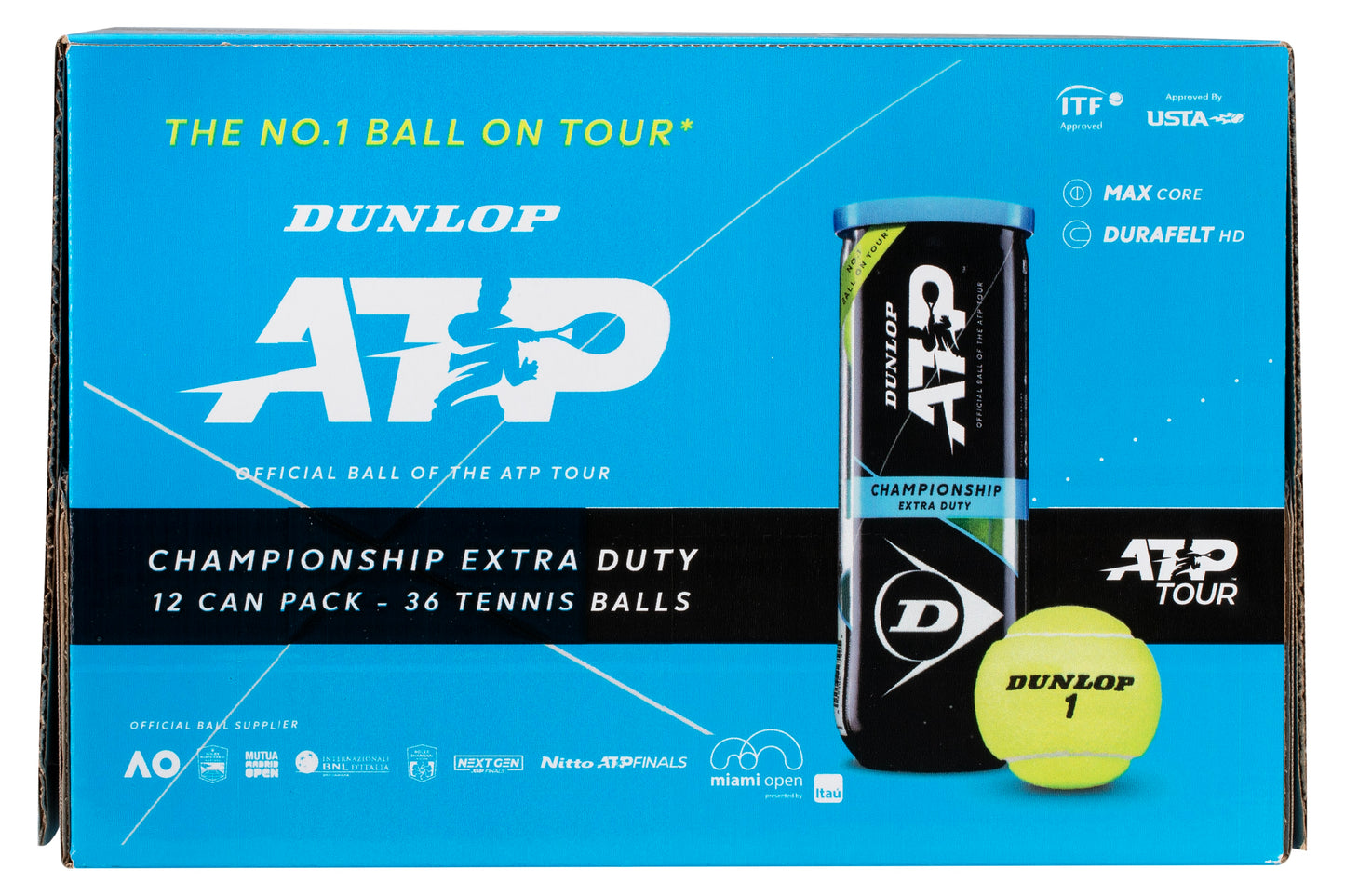 Dunlop ATP Championship Extra Duty Ball (12x3B)