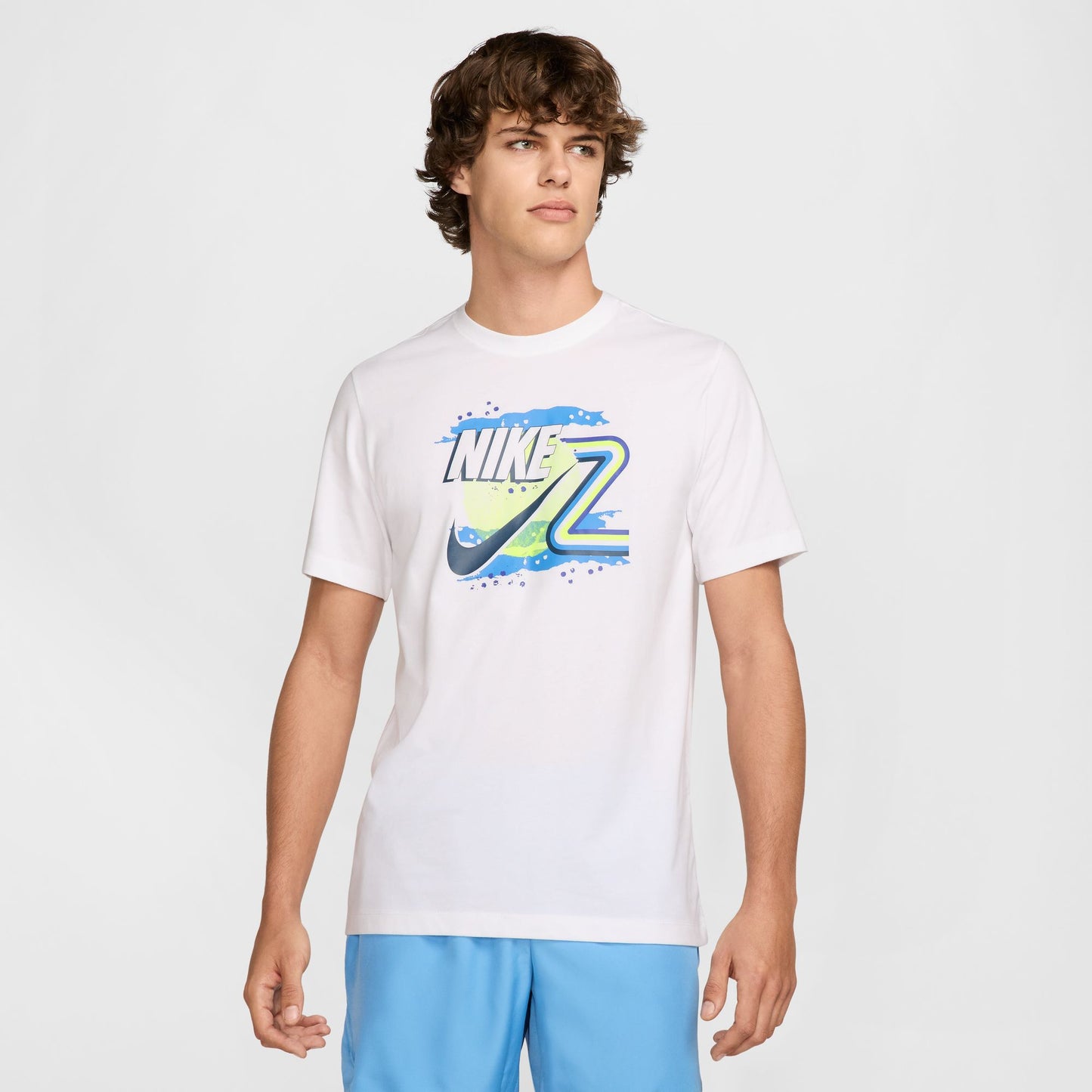 Nike Men's NikeCourt Dri-FIT Tee Sp25 - White - HJ3366-100