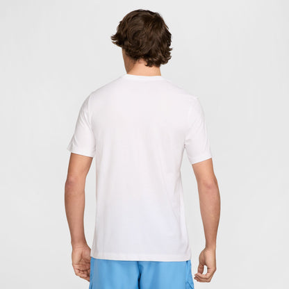 Nike Men's NikeCourt Dri-FIT Tee Sp25 - White - HJ3366-100
