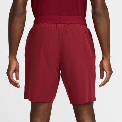 NikeCourt Advantage Men's Dri-FIT 8" Tennis Shorts - Team Red White - FZ9322-677