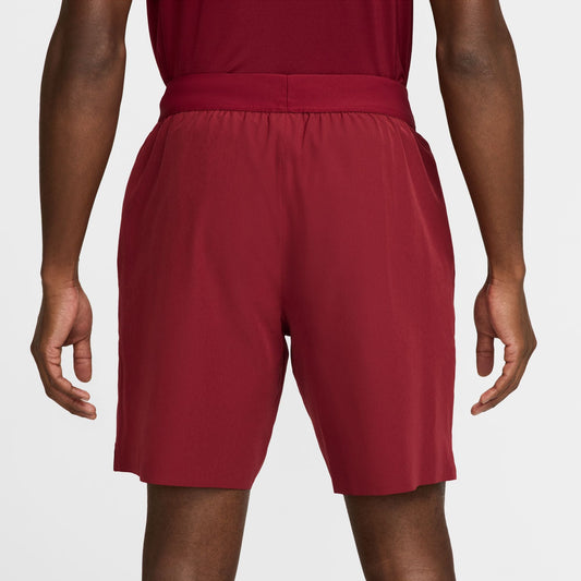 NikeCourt Advantage Men's Dri-FIT 8" Tennis Shorts - Team Red White - FZ9322-677
