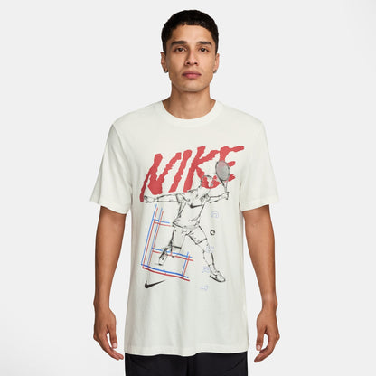 Nike Men's NikeCourt Tee Oc - Summit White - HJ3454-121