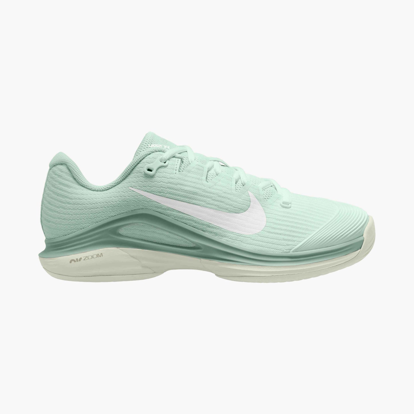 Nike Vapor 12 Women's Hard Court Tennis Shoes - White/Sea Glass - FV5554-301