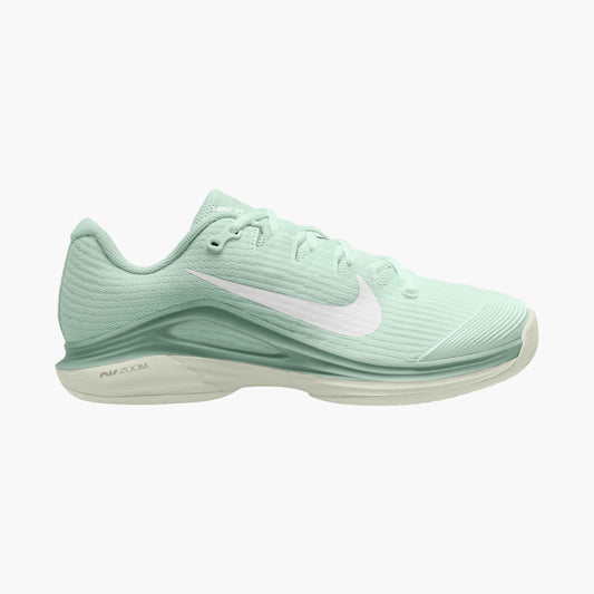 Nike Vapor 12 Women's Hard Court Tennis Shoes - White/Sea Glass - FV5554-301
