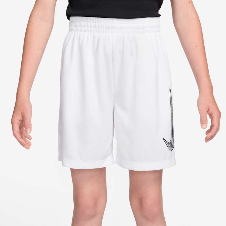 Nike Boy's Dri-FIT Multi Short Hbr - White - IF2431-100