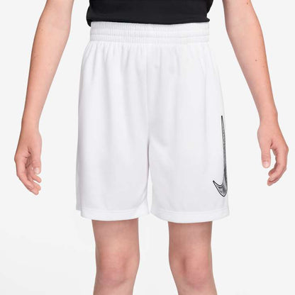 Nike Boy's Dri-FIT Multi Short Hbr - White - IF2431-100