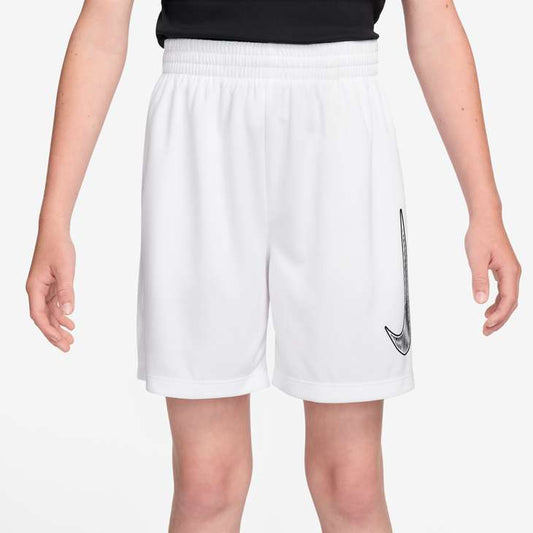 Nike Boy's Dri-FIT Multi Short Hbr - White - IF2431-100