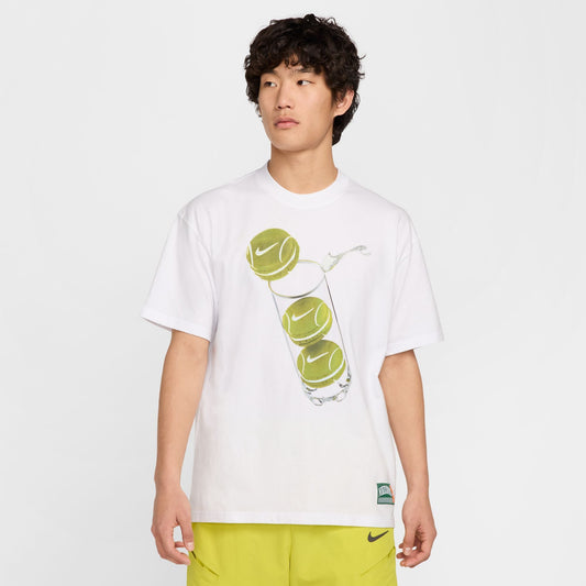 NikeCourt Men's Max90 Tennis T-Shirt - White - HJ3468-100