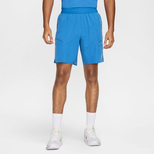 NikeCourt Advantage Men's Dri-FIT 8" Tennis Shorts - Blue - FZ9322-402