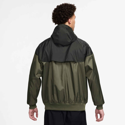 Nike Men's Woven Lnd Wr Hoodie Jacket - Olive - DA0001-222