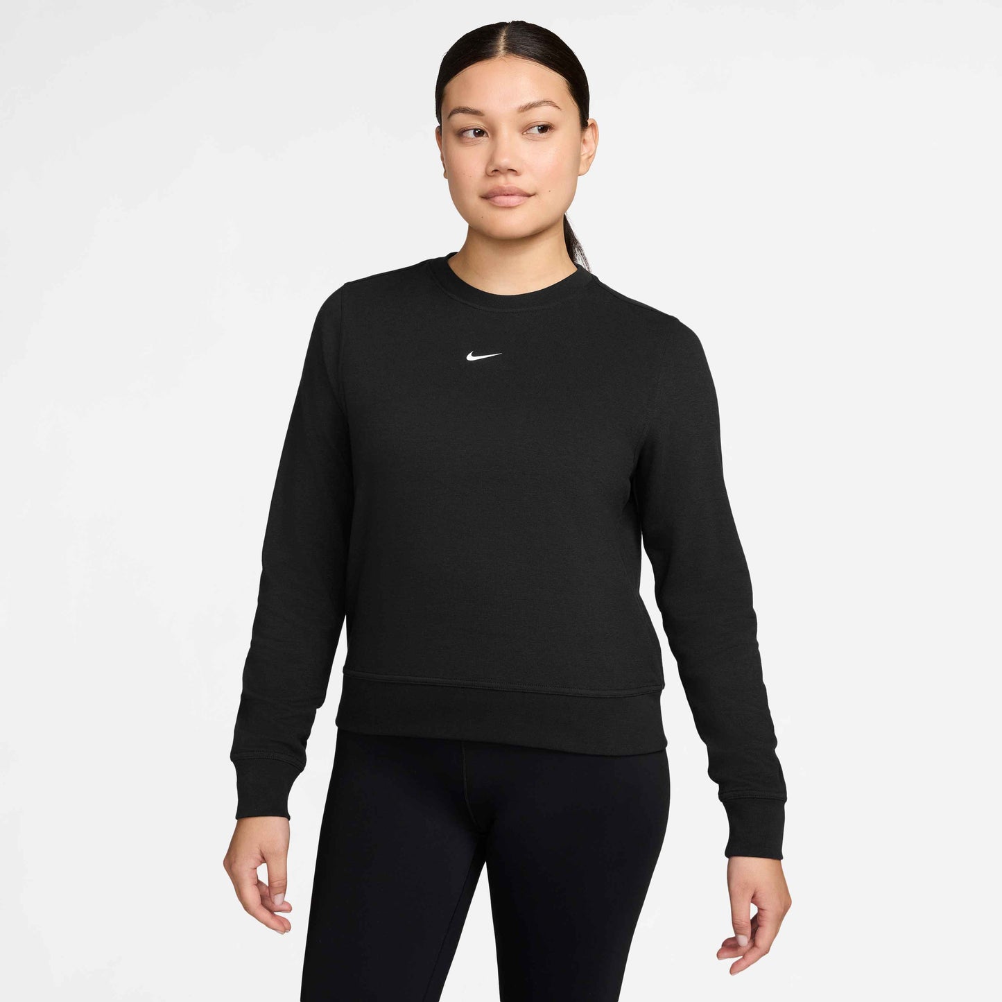 Nike Dri-FIT One Sweatshirt - Black/White - FB5125-013