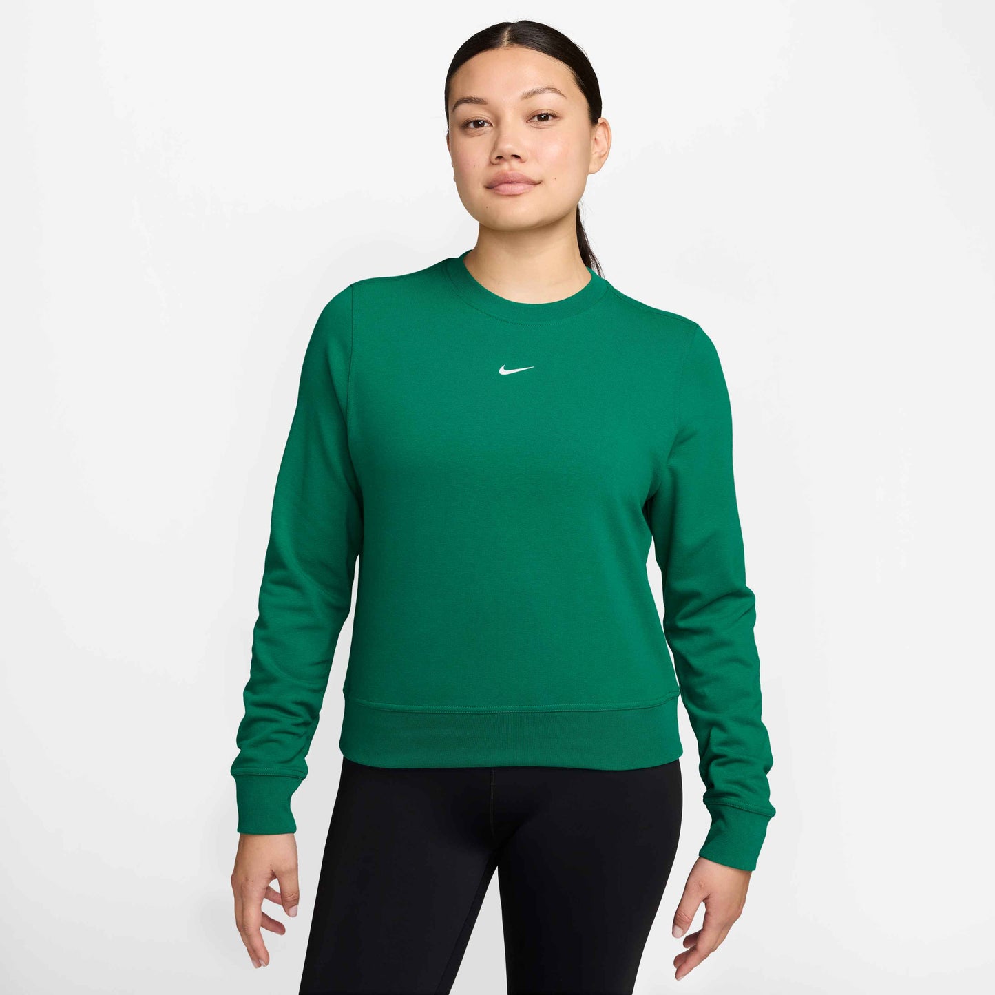Nike Dri-FIT One Sweatshirt - Malachite/White - FB5125-365