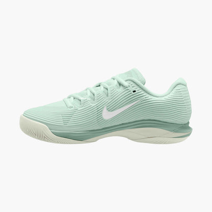 Nike Vapor 12 Women's Hard Court Tennis Shoes - White/Sea Glass - FV5554-301
